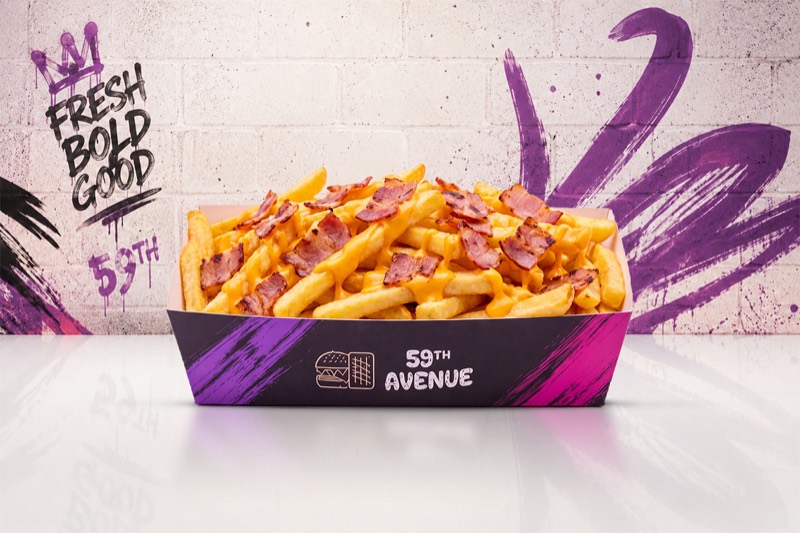 Frites cheddar bacon